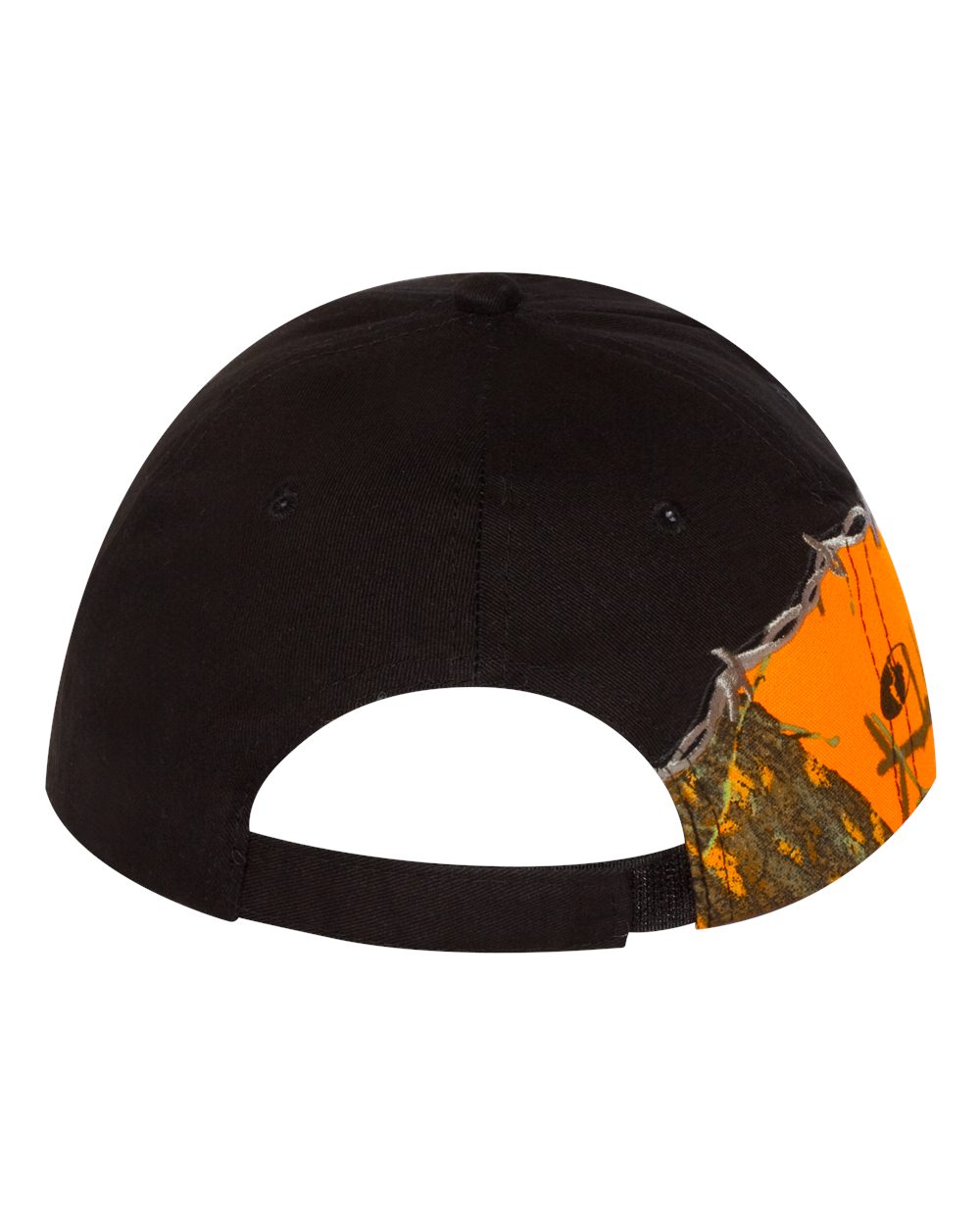 LC4BW Kati Camo with Barbed Wire Embroidery Cap - Back Image
