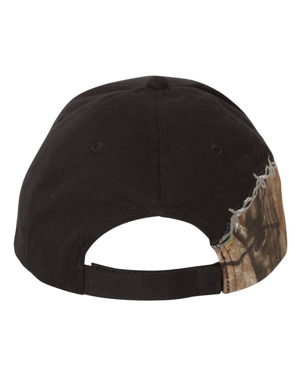 LC4BW Kati Camo with Barbed Wire Embroidery Cap - Back Image