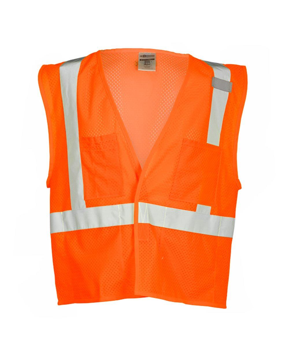 1083-1084 Kishigo 4 Pocket Hook and Loop Mesh Vest