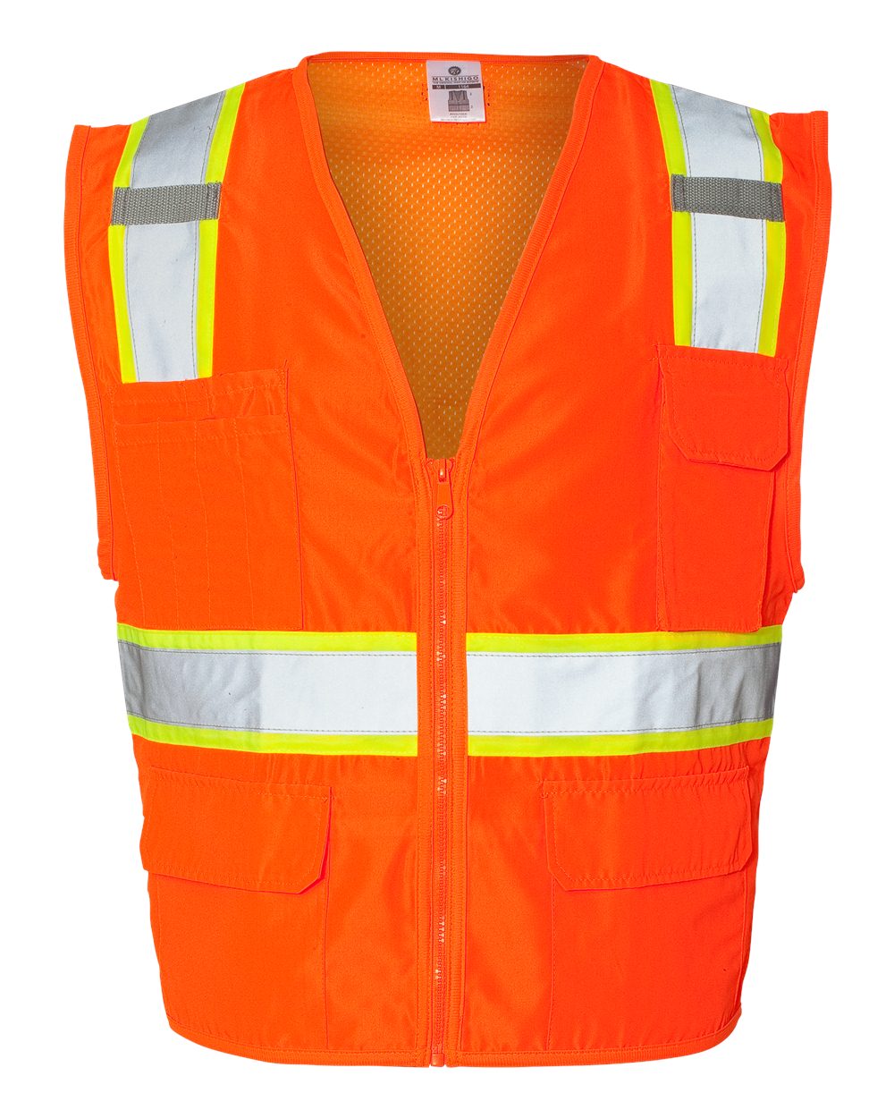 1163-1164 Kishigo Ultra-Cool Solid Front Vest with Mesh Back 1163-1164 Kishigo Ultra-Cool Solid Front Vest with Mesh Back