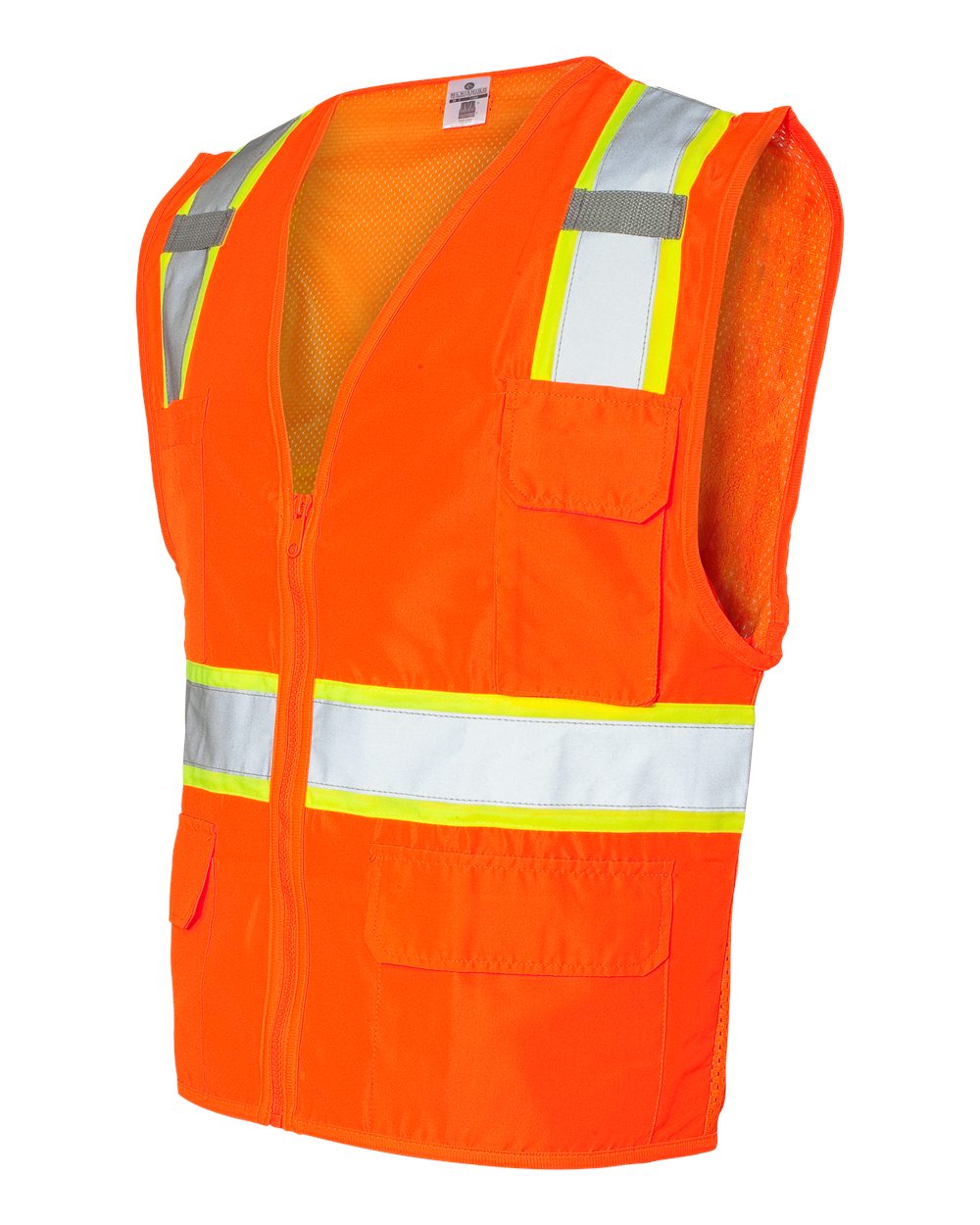 1163-1164 Kishigo Ultra-Cool Solid Front Vest with Mesh Back - Siide Image