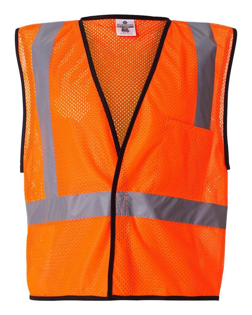 1193-1194 Kishigo Economy Single Pocket Hook & Loop Mesh Vest 1193-1194 Kishigo Economy Single Pocket Hook & Loop Mesh Vest