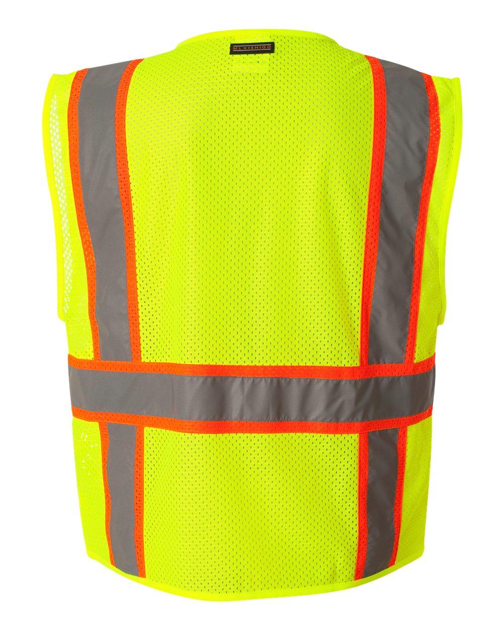 1195-1196 Kishigo Ultra-Cool Multi Pocket Vest 1195-1196 Kishigo Ultra-Cool Multi Pocket Vest - Back Image