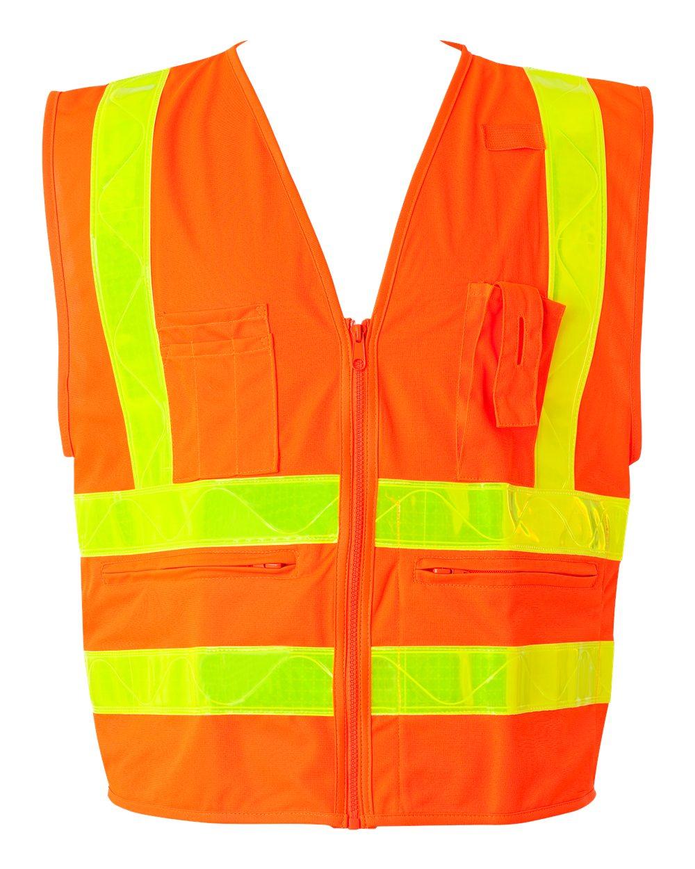 1197-1198 Kishigo Prismatic Hydrowick-Lite Multi Zipper Vest