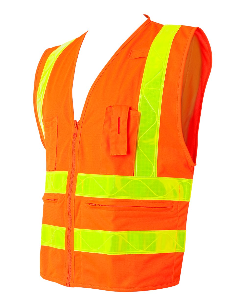 1197-1198 Kishigo Prismatic Hydrowick-Lite Multi Zipper Vest - Siide Image