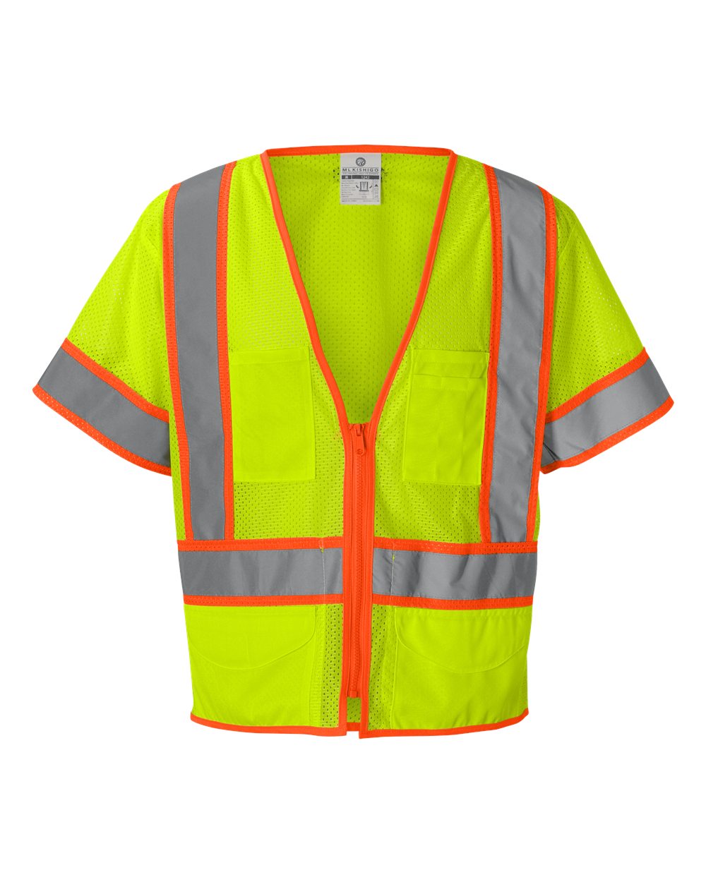 1242-1243 Kishigo Ultra-Cool Six-Pocket Mesh Surveyor’s Vest