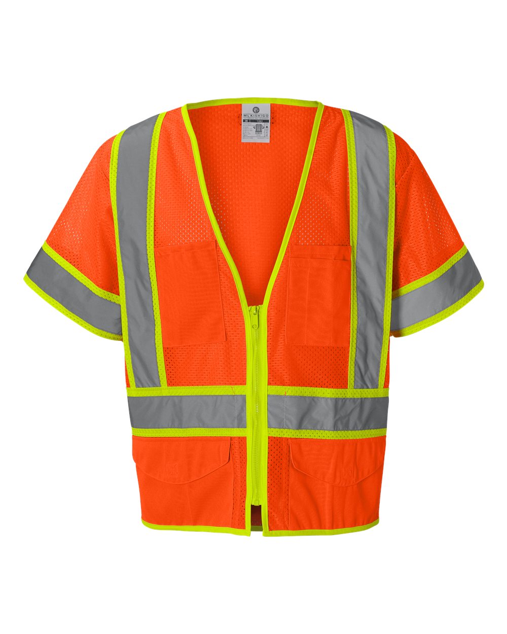 1242-1243 Kishigo Ultra-Cool Six-Pocket Mesh Surveyor’s Vest
