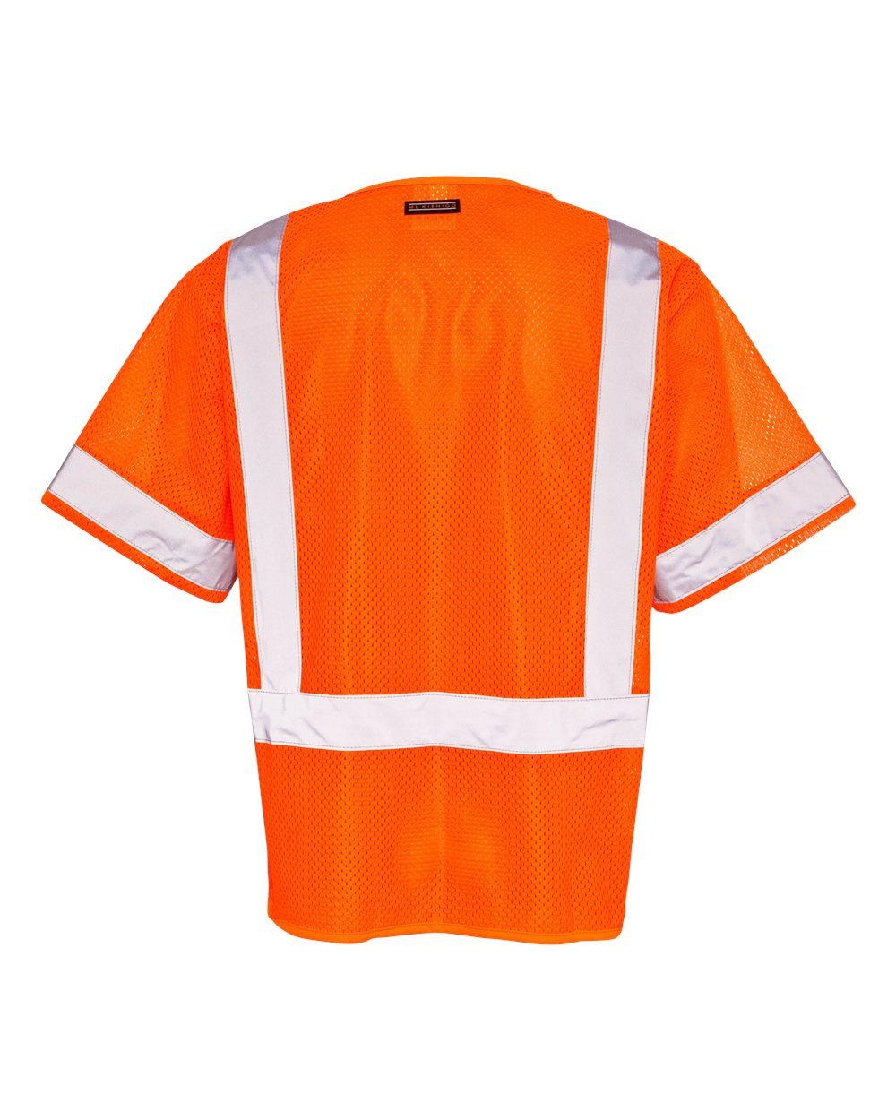 1264-1265 Kishigo Class 3 Economy Vest - Back Image