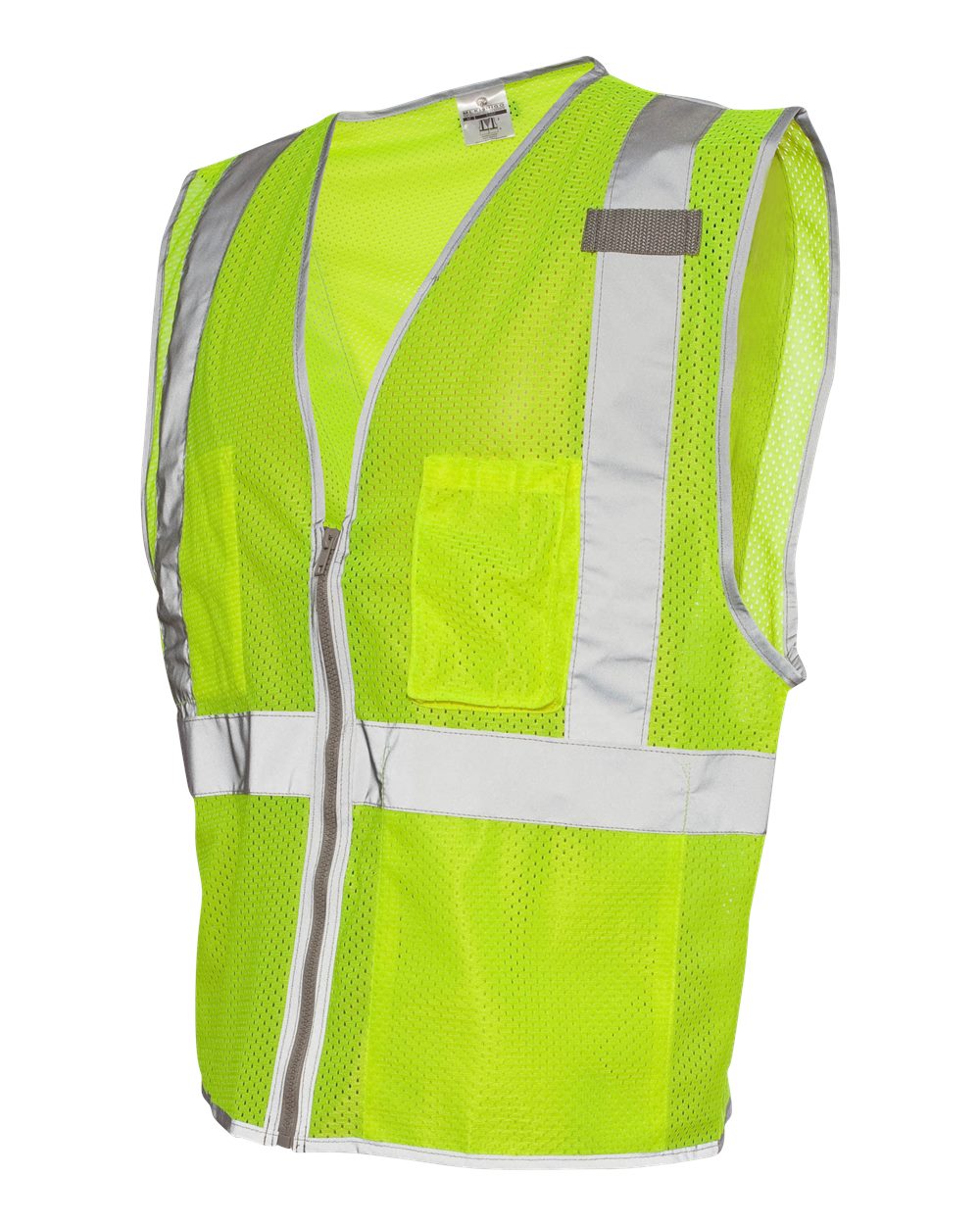 1507-1508 Kishigo Premium Brilliant Series Three-Pocket Zippered Mesh Vest - Siide Image