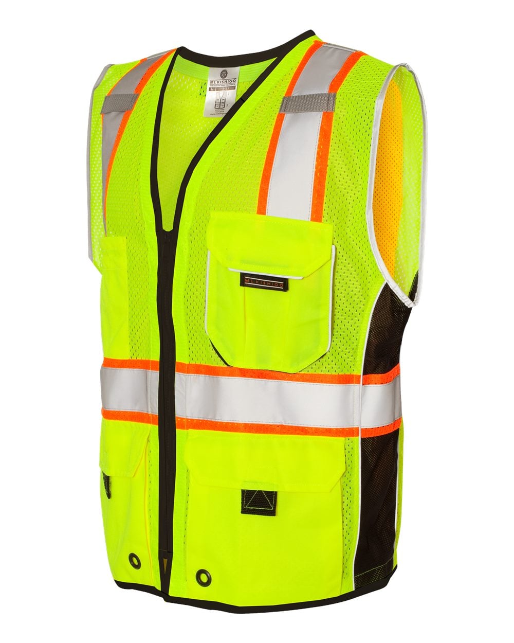 1513-1514 Kishigo Premium Black Series Heavy Duty Vest 1513-1514 Kishigo Premium Black Series Heavy Duty Vest - Siide Image