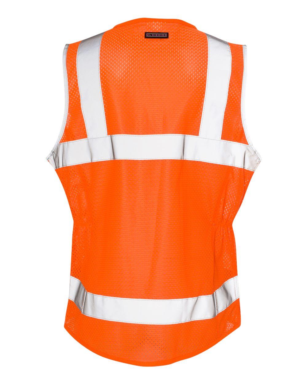 1525-1526 Kishigo Womens Economy Vest - Back Image