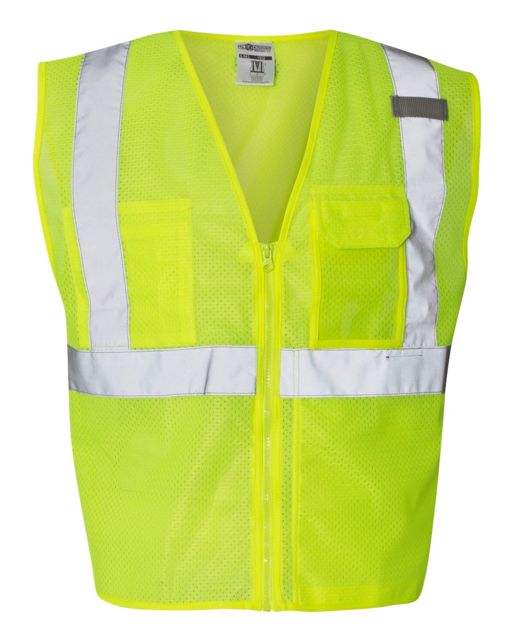 1532-1533 Kishigo Clear ID Vest with Zipper Closure