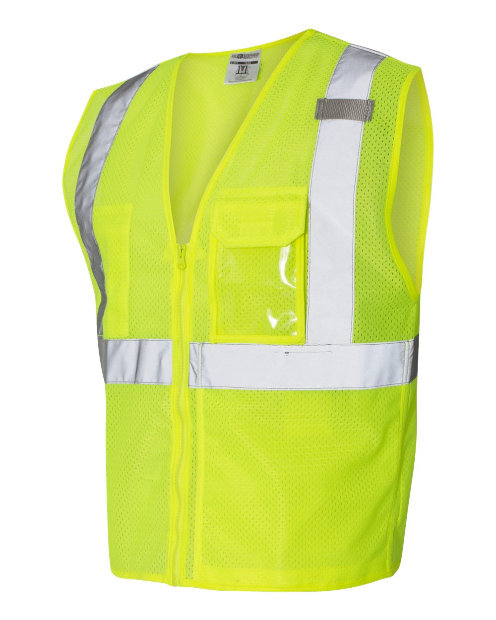 1532-1533 Kishigo Clear ID Vest with Zipper Closure - Siide Image