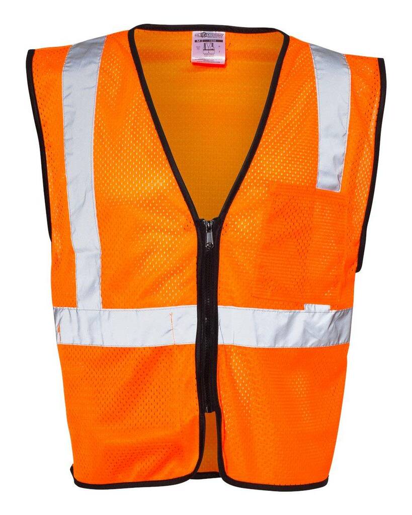 1537-1538 Kishigo Double-Pocket Zippered Economy Class 2 Vest