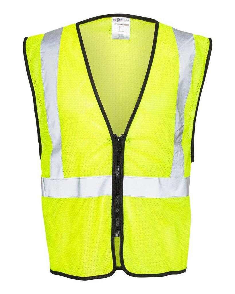 1547-1548 Kishigo Zippered Mesh Economy Class 2 Vest