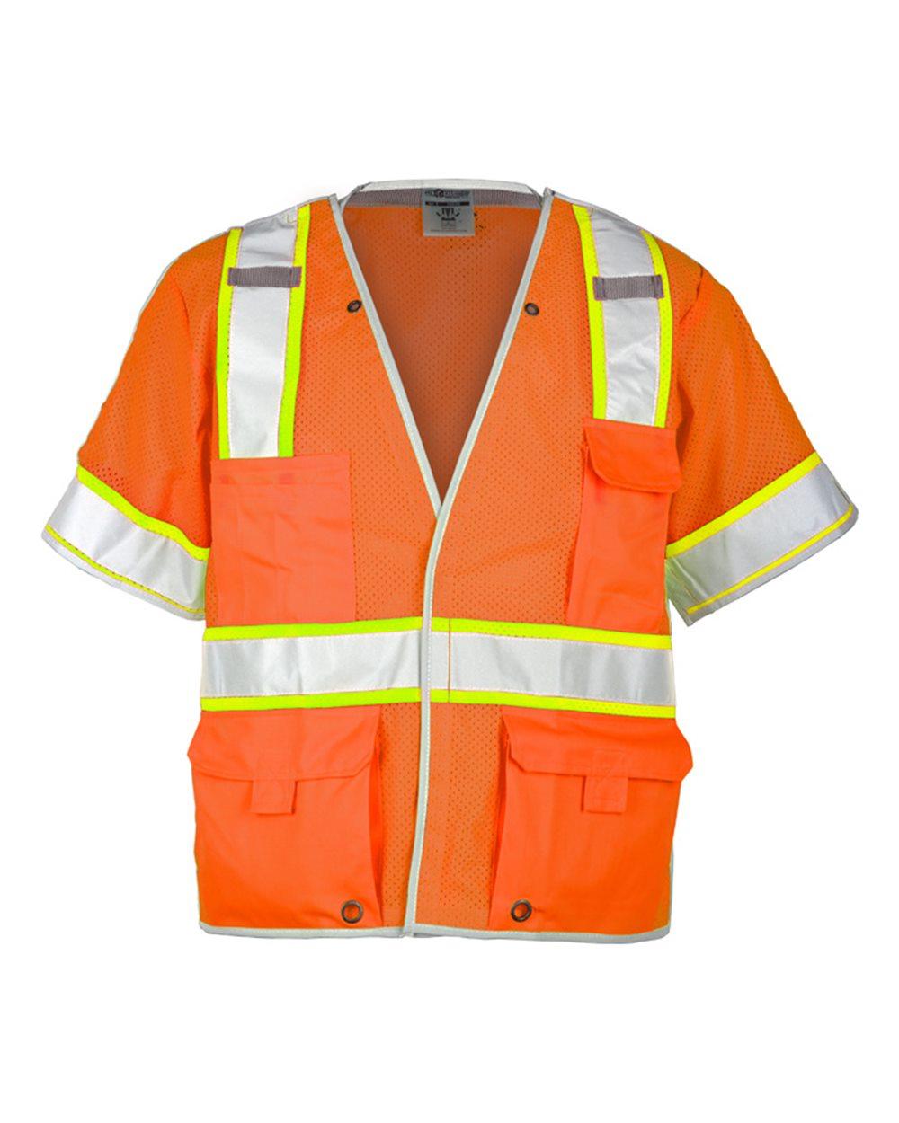 1552-1553b Kishigo Premium Brilliant Series Breakaway Class 3 Vest