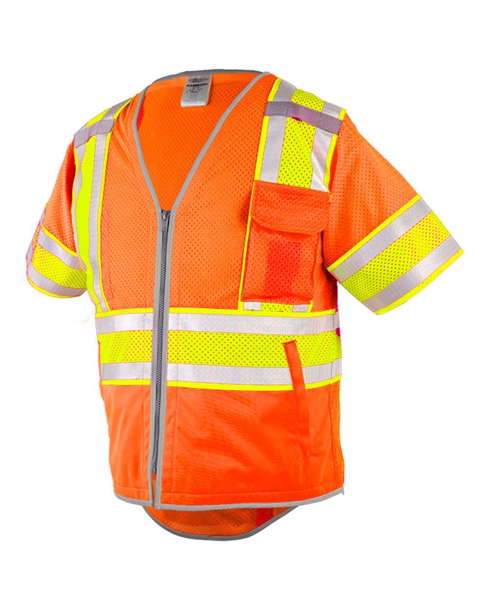 1573-1574 Kishigo Premium Brilliant Series Ultimate Reflective Class 3 Vest - Siide Image