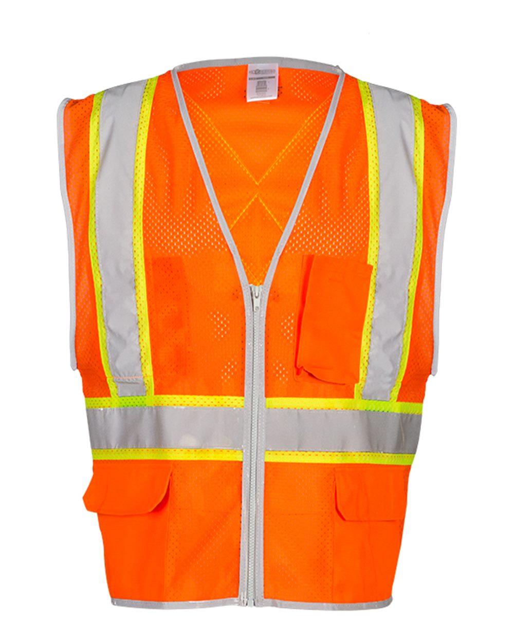 1576-1577 Kishigo Premium Brilliant Series X Back Dual Compliant Vest