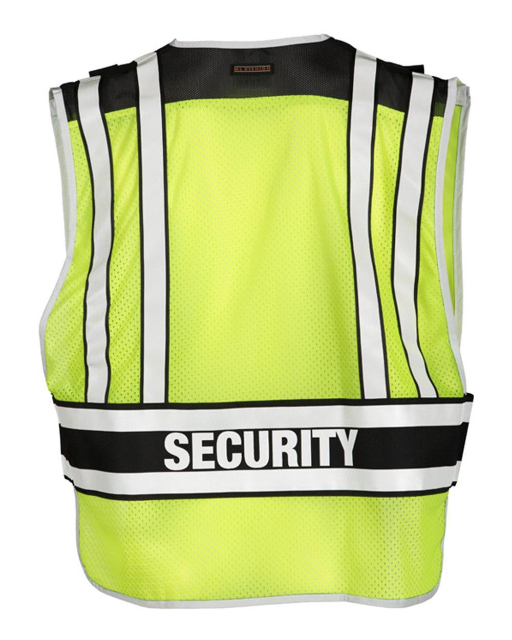 4007BZ Kishigo Security Vest - Back Image