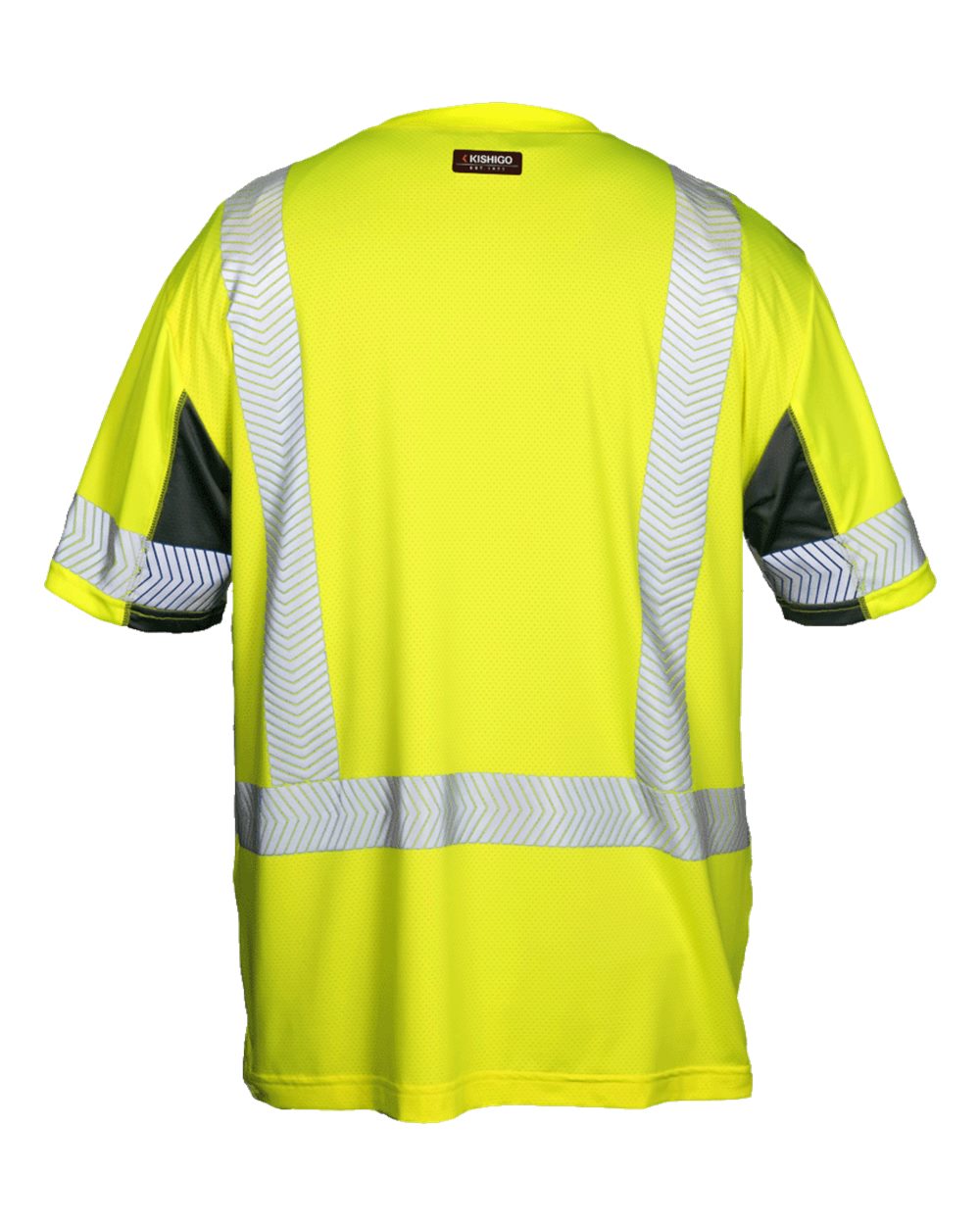 9175 Kishigo Premium Black Series Cool Touch Class 3 Short Sleeve T-Shirts - Back Image