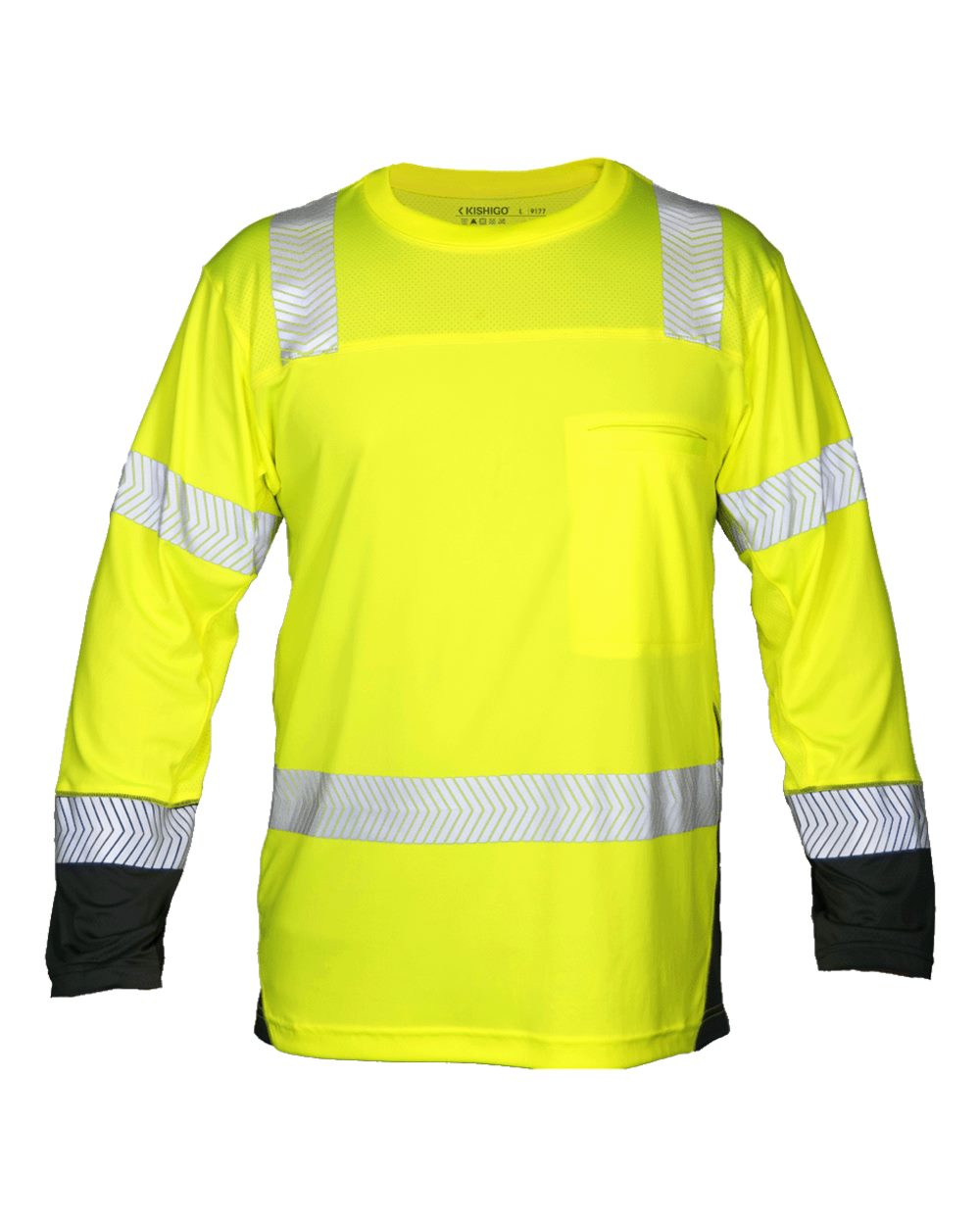 9177 Kishigo Premium Black Series Cool Touch Class 2 Long Sleeve T-Shirt