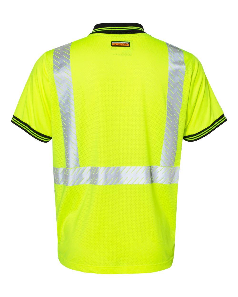 9220 Kishigo Premium Black Series High-Performance Sport Shirt - Back Image