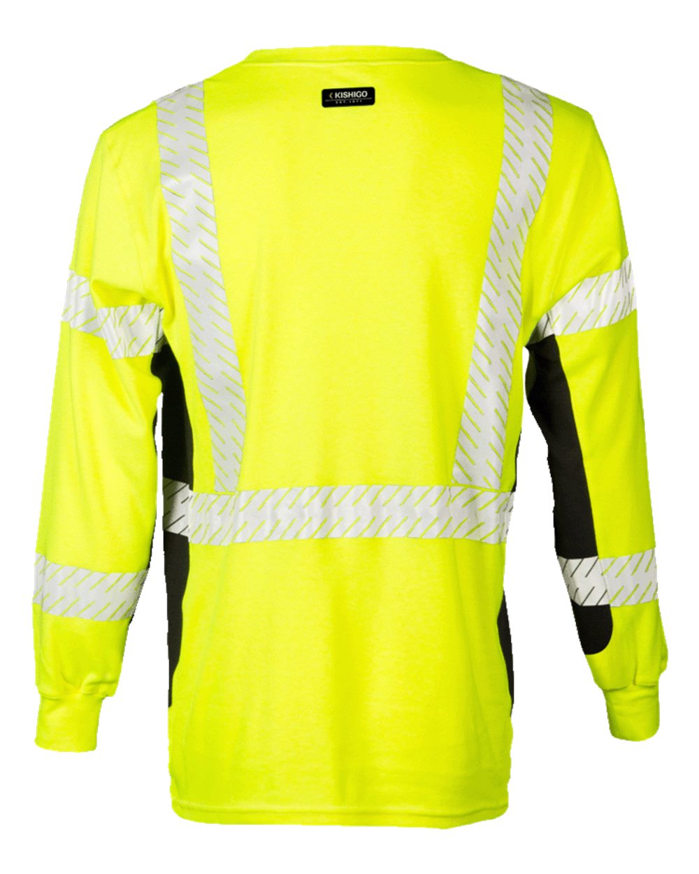 F506T Kishigo FR Long Sleeve T-Shirt Tall Sizes - Back Image