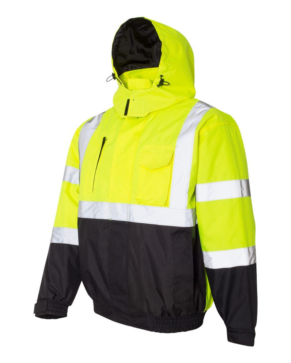 JS121-122 Kishigo Economy Bomber Jacket - Siide Image