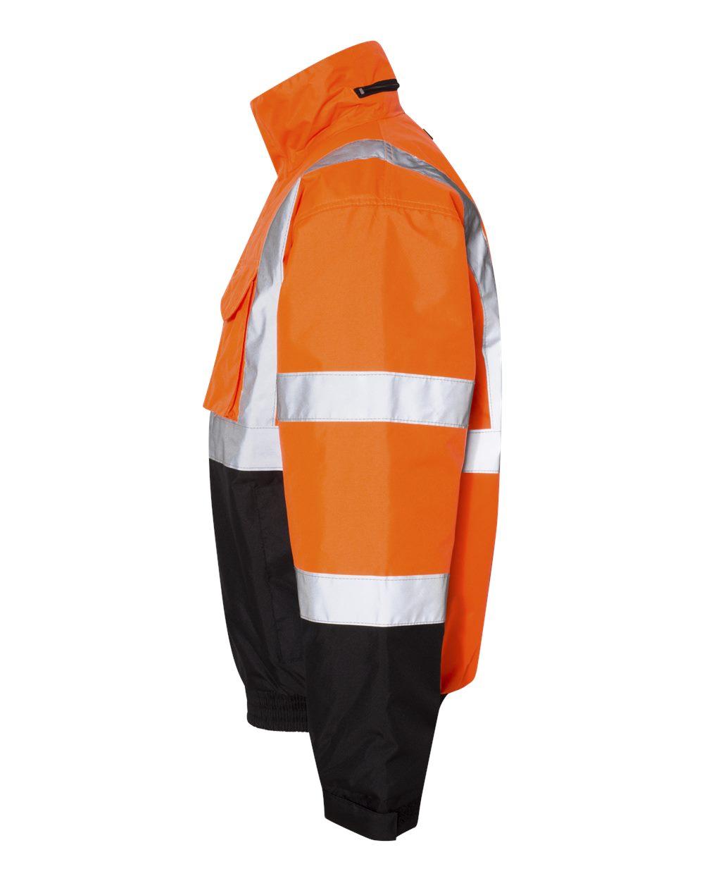 JS121-122 Kishigo Economy Bomber Jacket - Siide Image