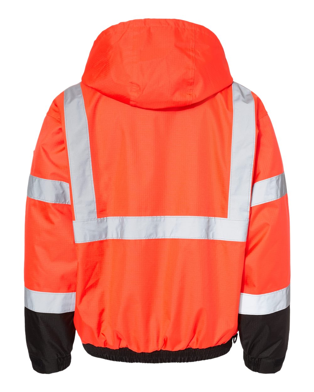 JS130-131 Kishigo Ripstop Bomber Jacket - Back Image