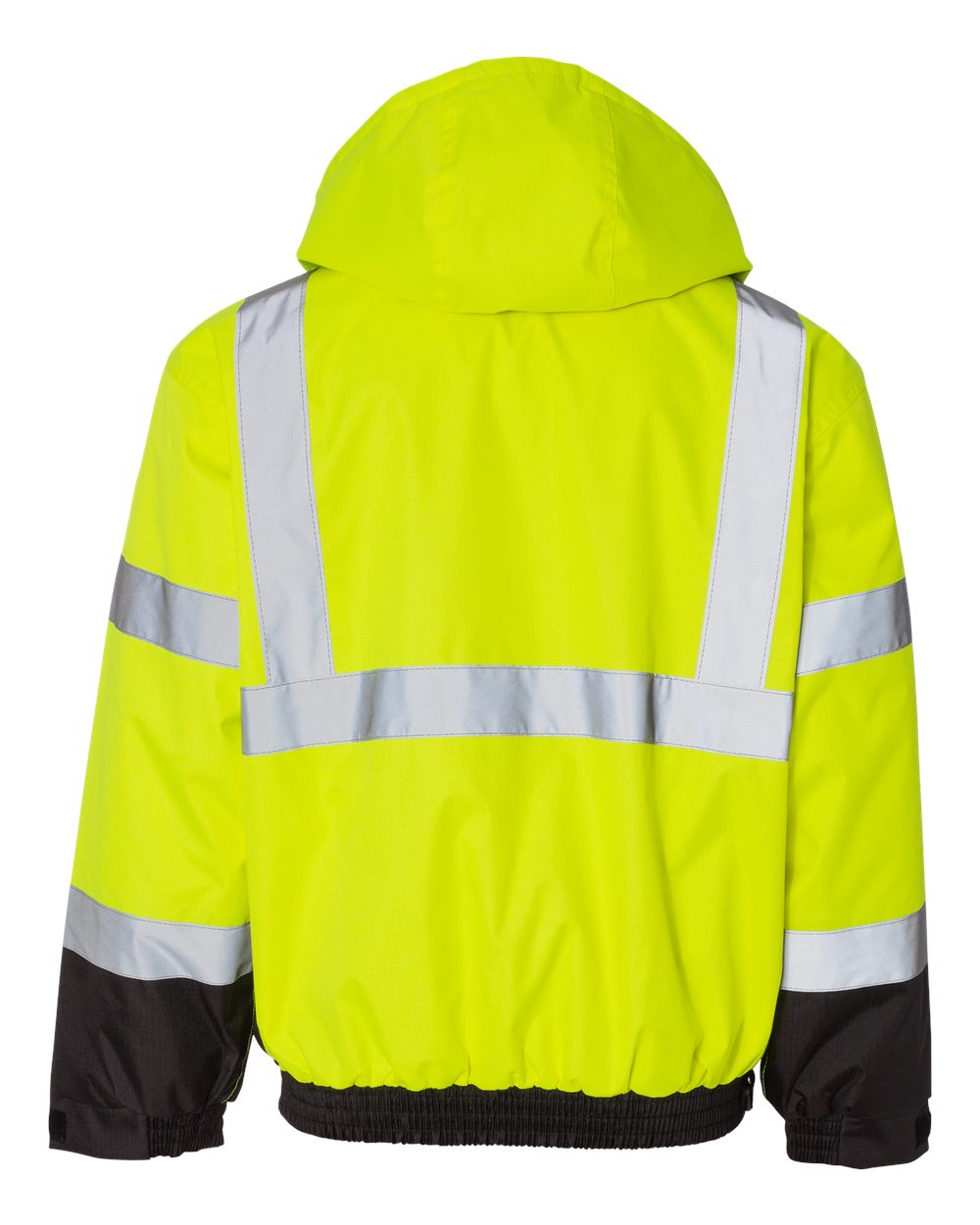 JS130-131 Kishigo Ripstop Bomber Jacket - Back Image