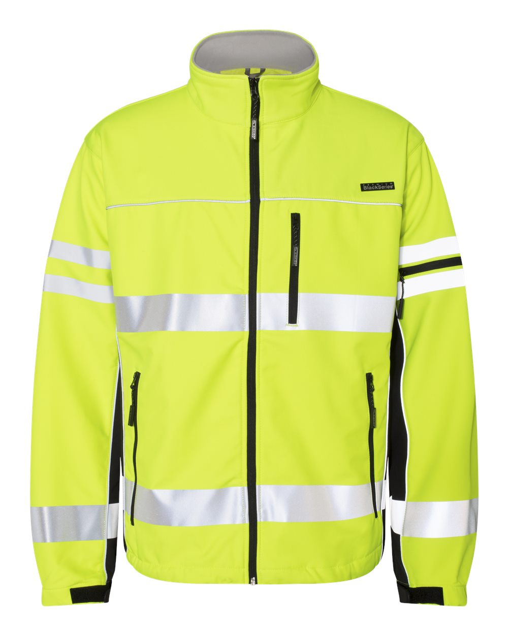 JS137-138 Kishigo Premium Black Series Class 3 Soft Shell Jacket