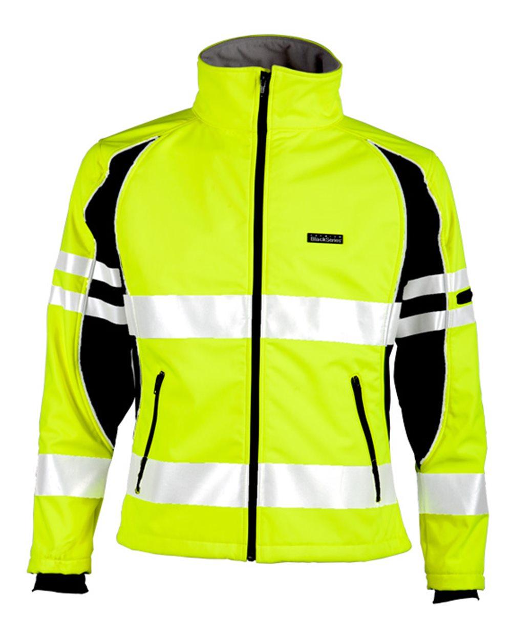 JS144 Kishigo Premium Black Series Womens Soft Shell Jacket