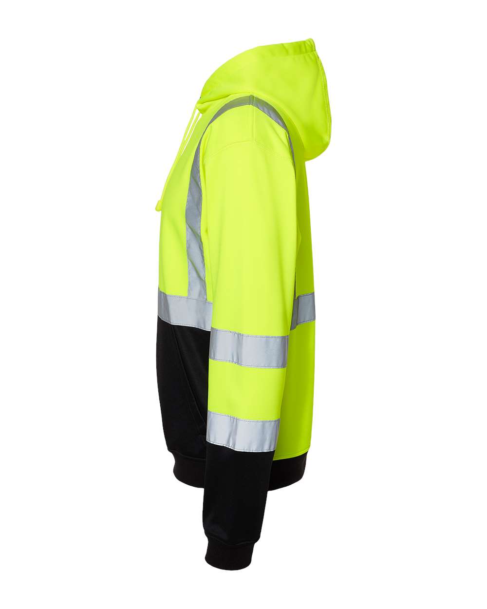 JS154 Kishigo Hi-Vis Hooded Sweatshirt - Siide Image