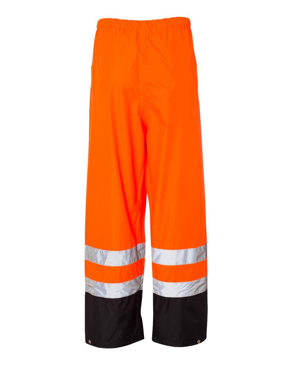 RWP102-103 Kishigo Storm Cover Waterproof Rain Pants - Back Image