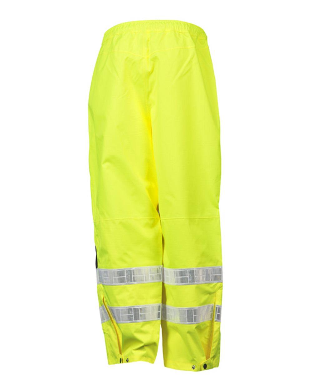 RWP112 Kishigo Premium Brilliant Series Rainwear Pants - Back Image