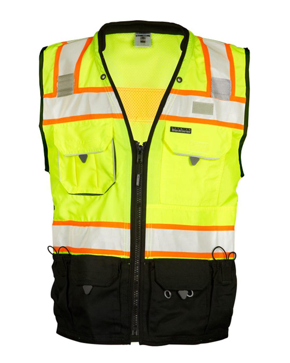 S5002-5003 Kishigo Premium Black Series Surveyors Vest S5002-5003 Kishigo Premium Black Series Surveyors Vest