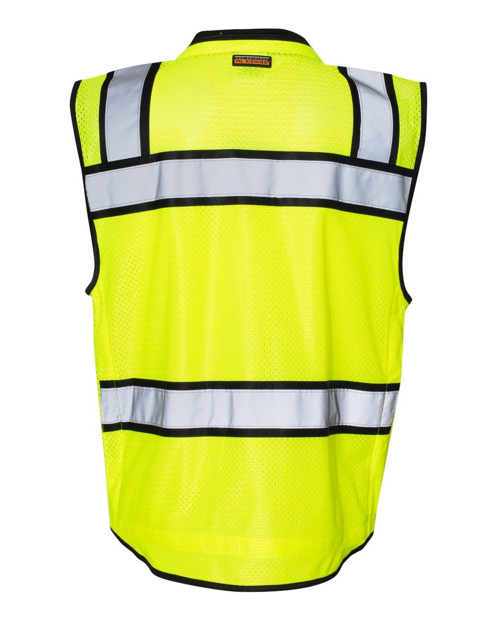 S5004-5005 Kishigo High Performance Surveyors Vest - Back Image