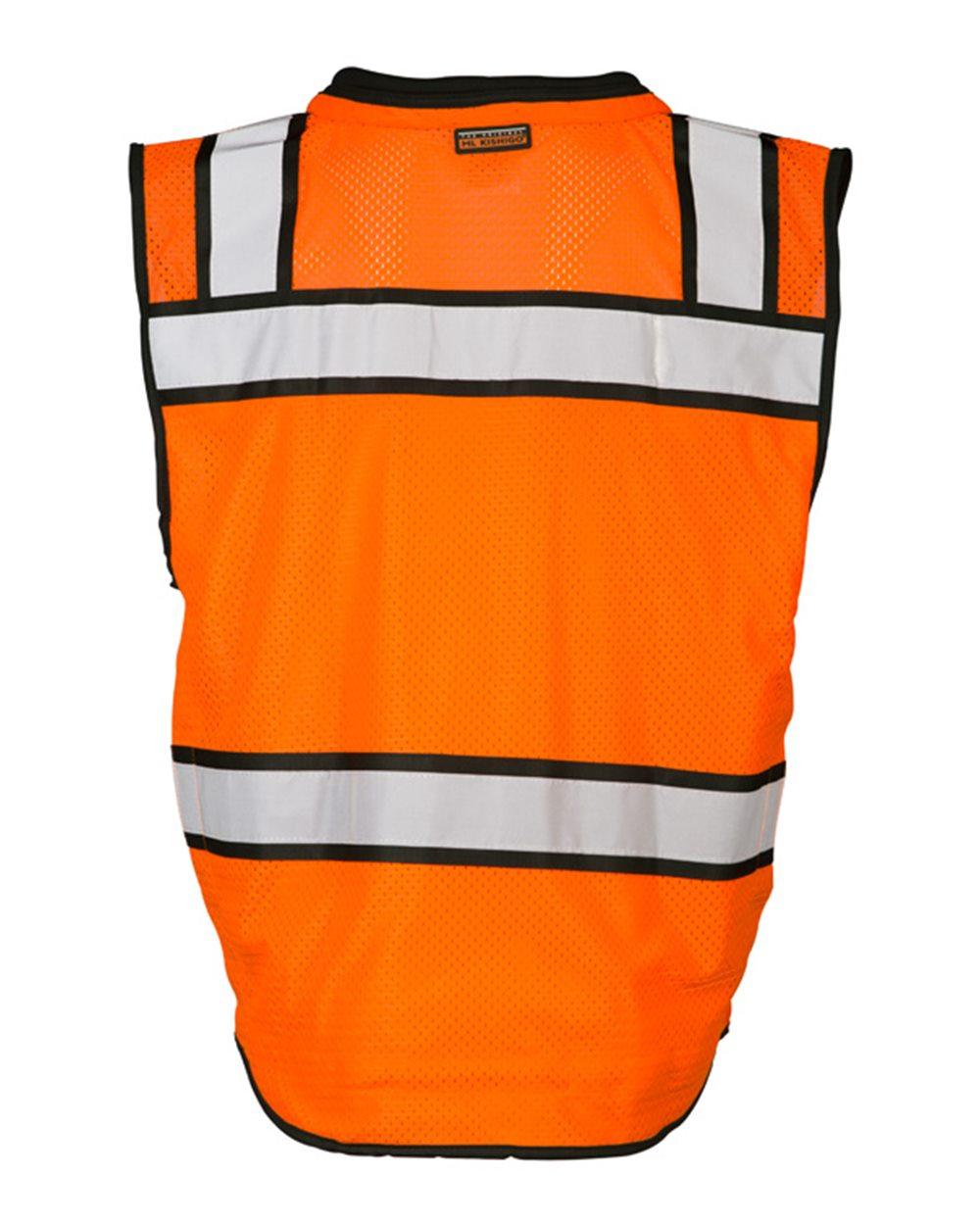 S5004-5005 Kishigo High Performance Surveyors Vest S5004-5005 Kishigo High Performance Surveyors Vest - Back Image