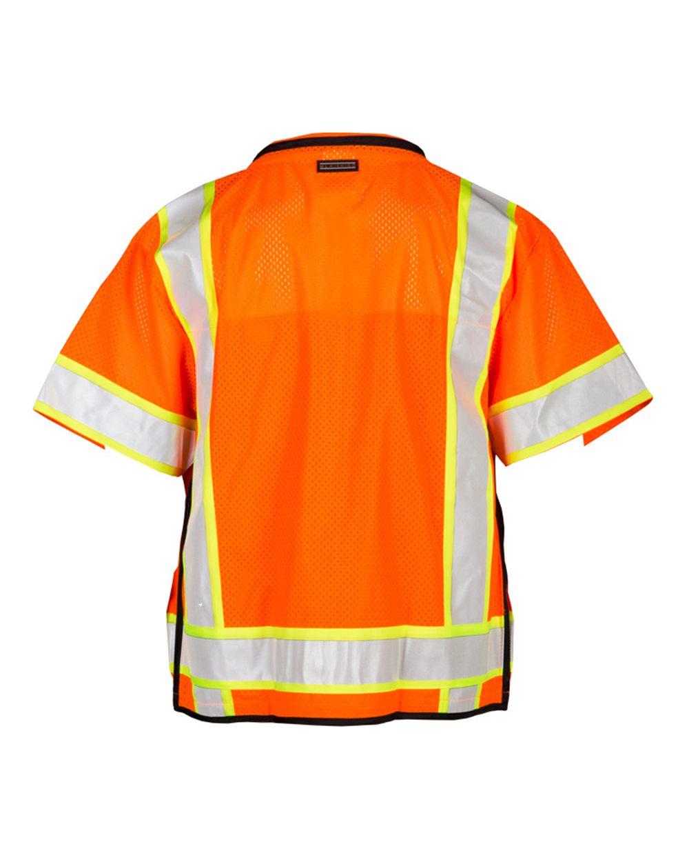 S5010-5011 Kishigo Professional Surveyors Vest - Back Image