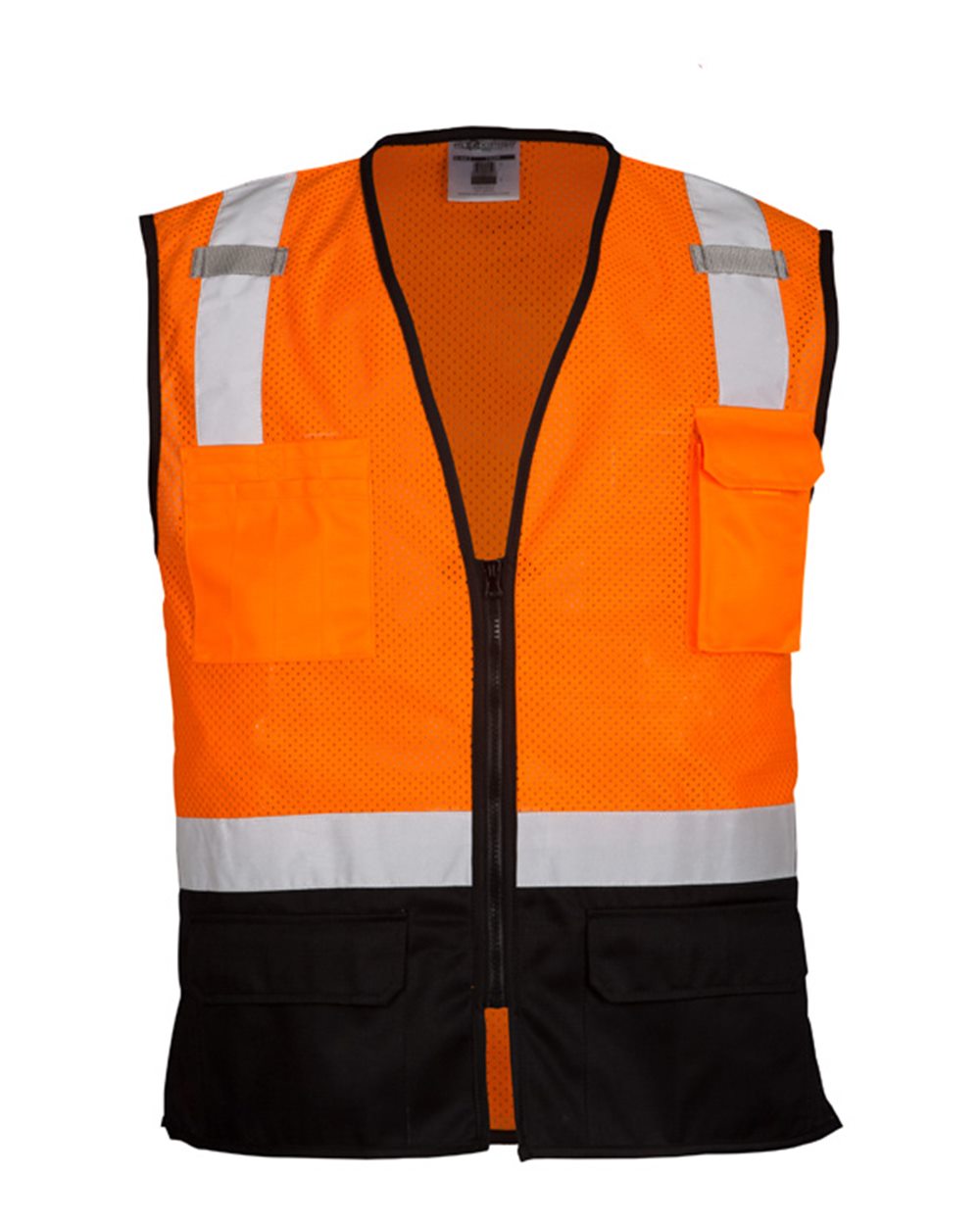 1509 Kishigo Black Bottom Mesh Class 2 Vest