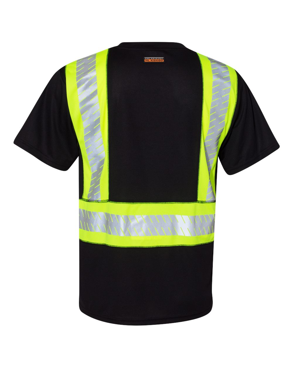 B200-204 Kishigo EV Series Enhanced Visibility Contrast Pocket T-Shirt B200-204 Kishigo EV Series Enhanced Visibility Contrast Pocket T-Shirt - Back Image