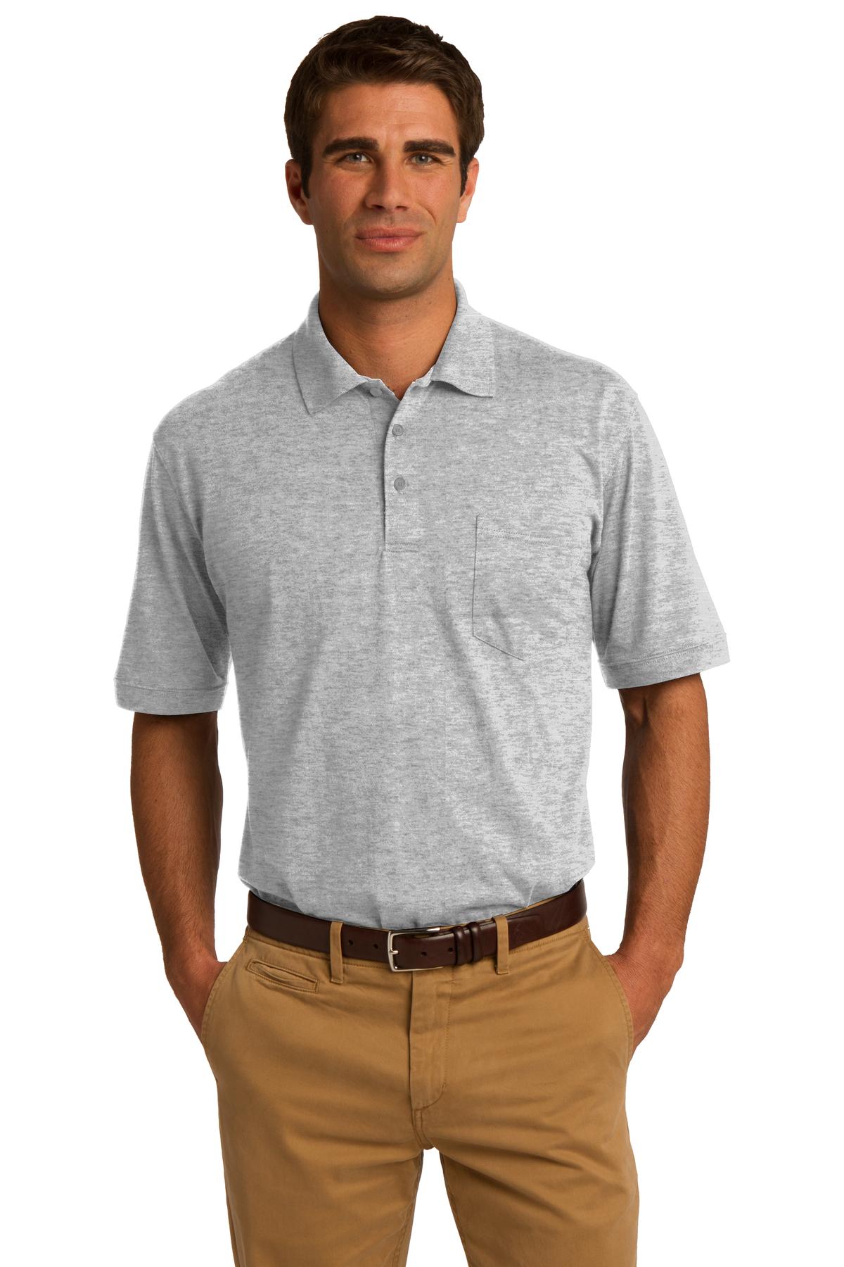 KP55P Port & Company Core Blend Jersey Knit Pocket Polo.