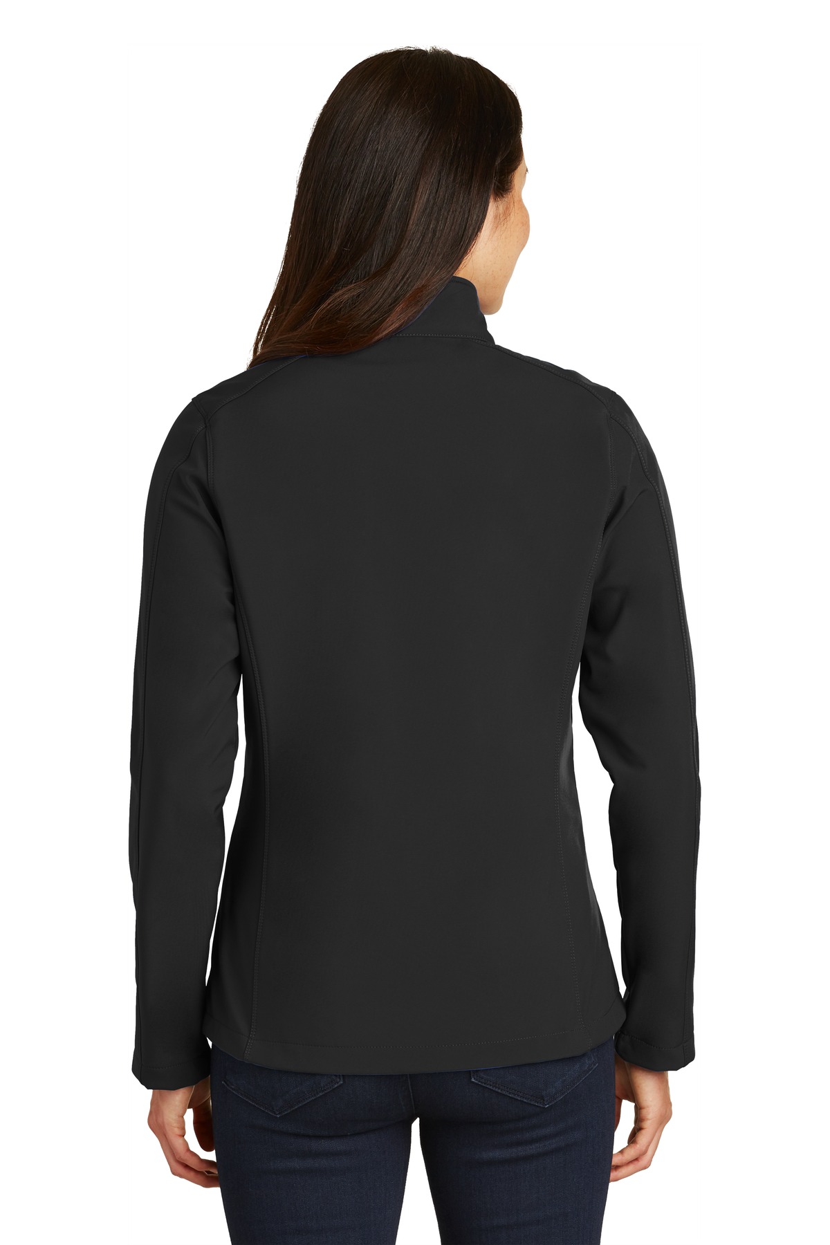 L317 Port Authority Ladies Core Soft Shell Jacket. - Back Image