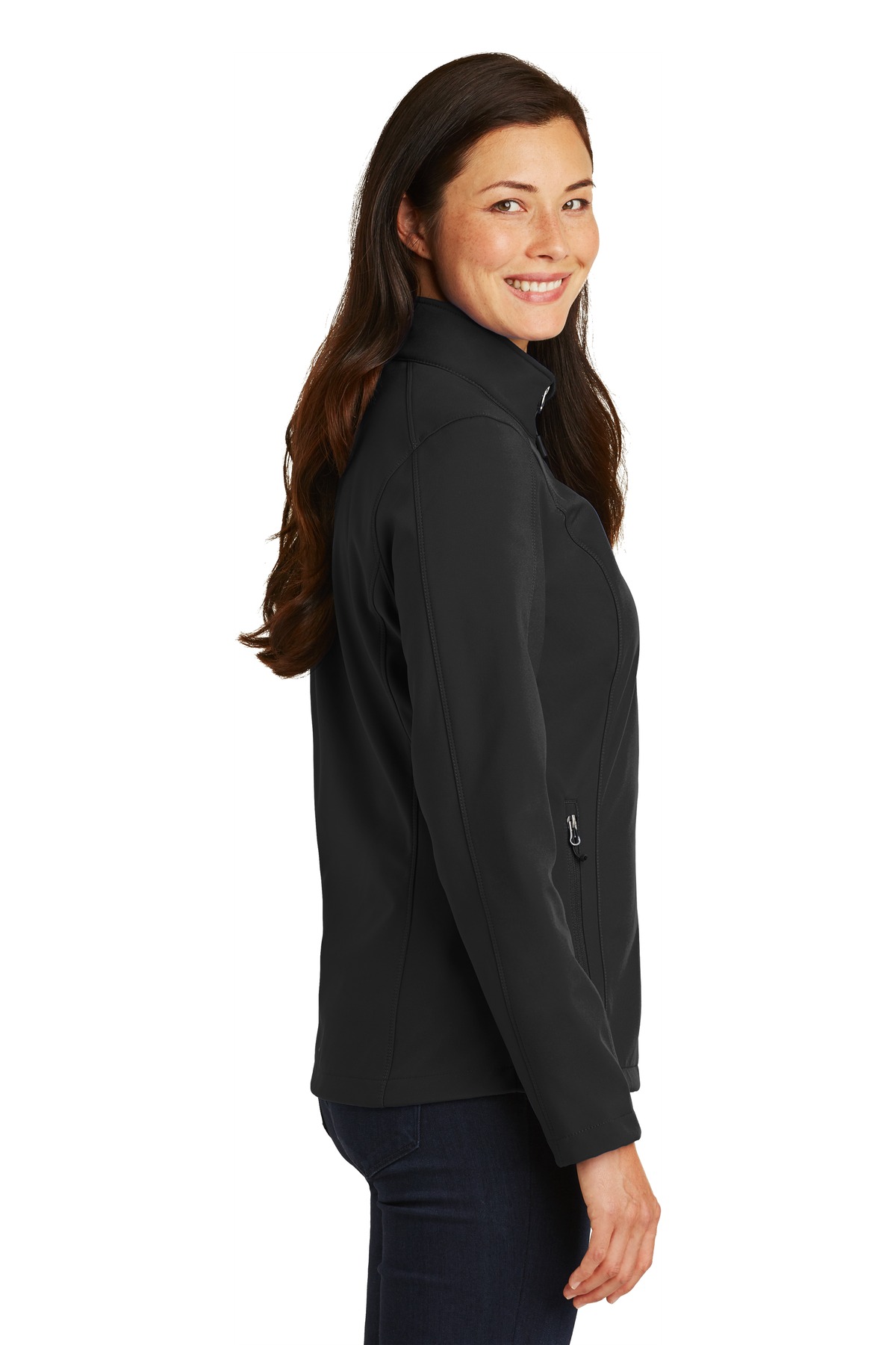 L317 Port Authority Ladies Core Soft Shell Jacket. - Siide Image