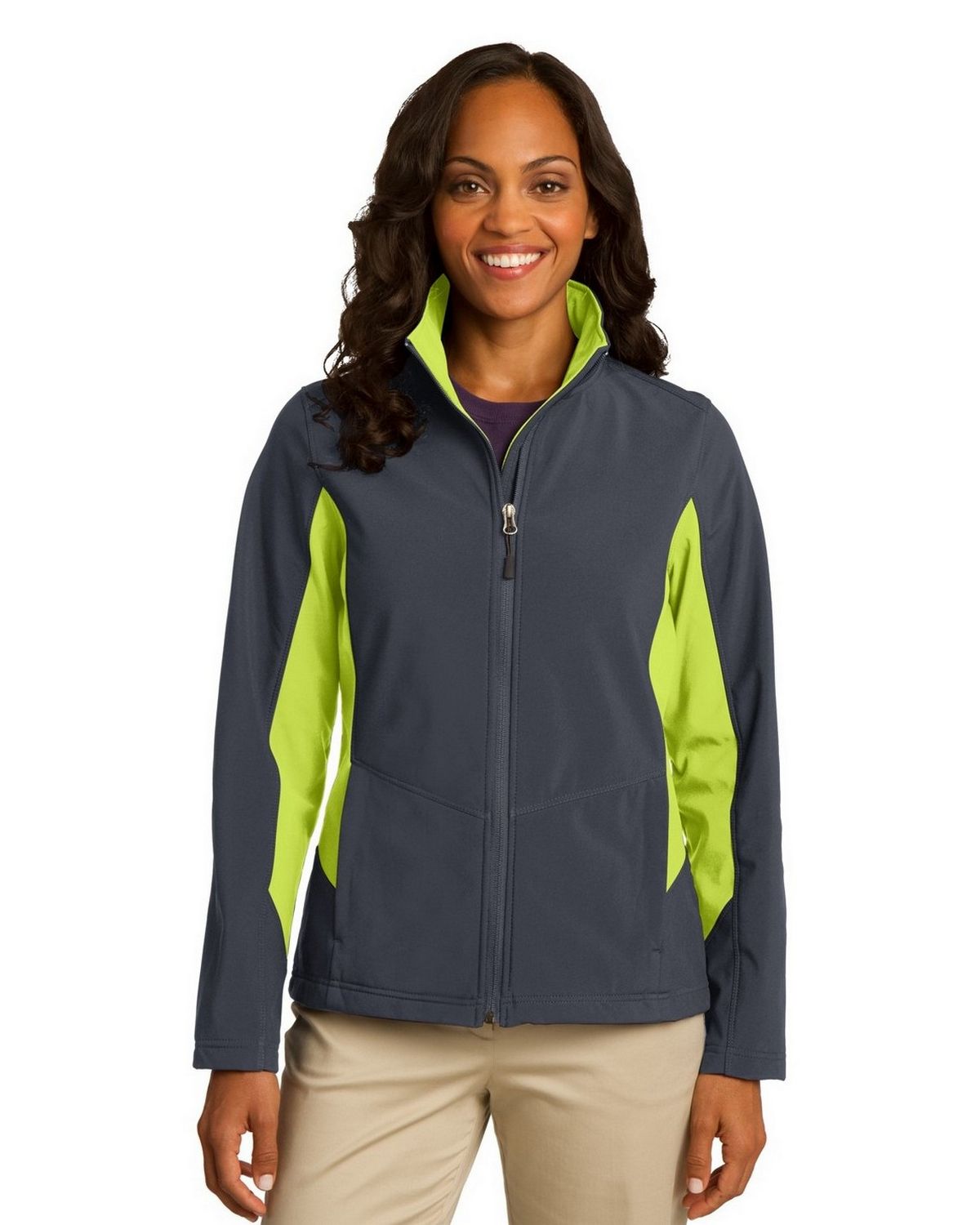 L318 Port Authority Ladies Core Colorblock Soft Shell Jacket