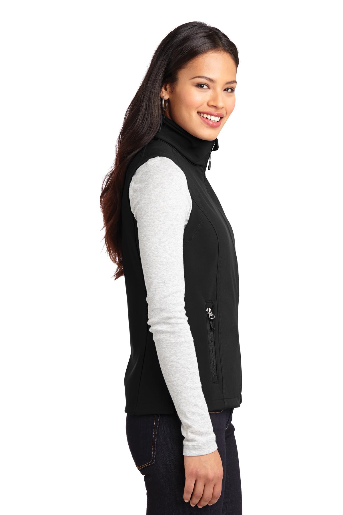 L325 Port Authority Ladies Core Soft Shell Vest L325 Port Authority Ladies Core Soft Shell Vest - Siide Image