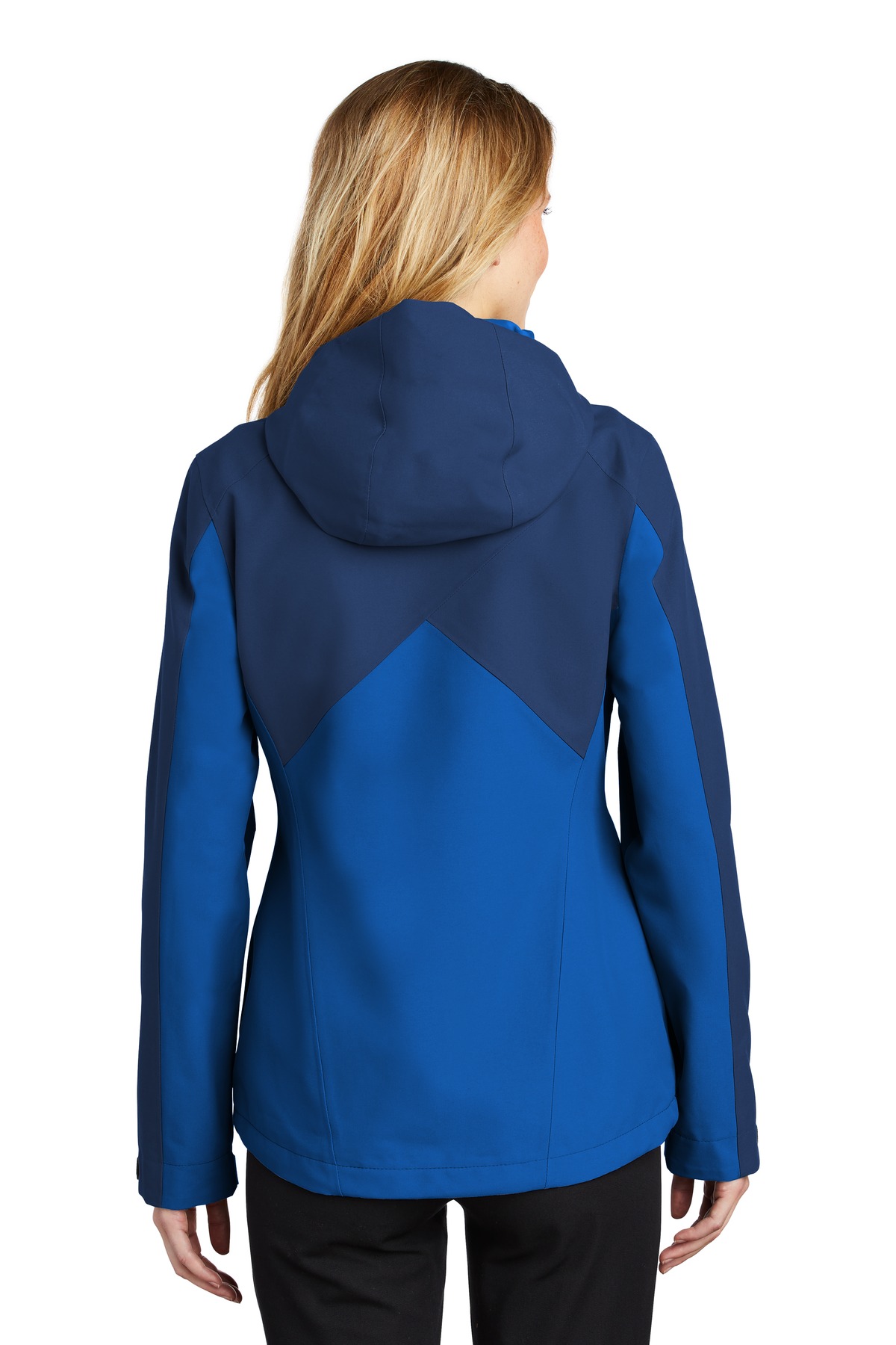 L406 Port Authority Ladies Tech Rain Jacket - Back Image