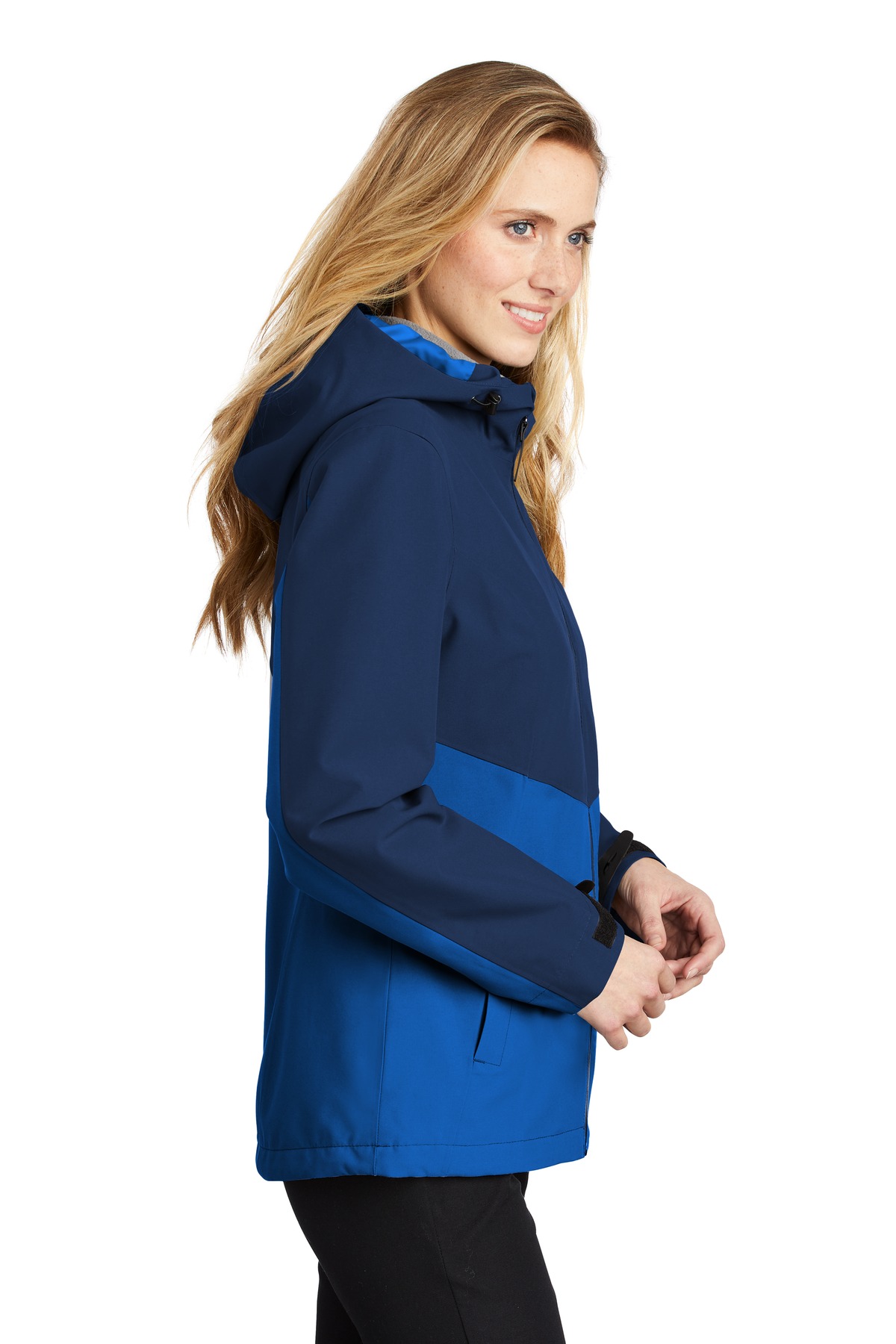 L406 Port Authority Ladies Tech Rain Jacket - Siide Image