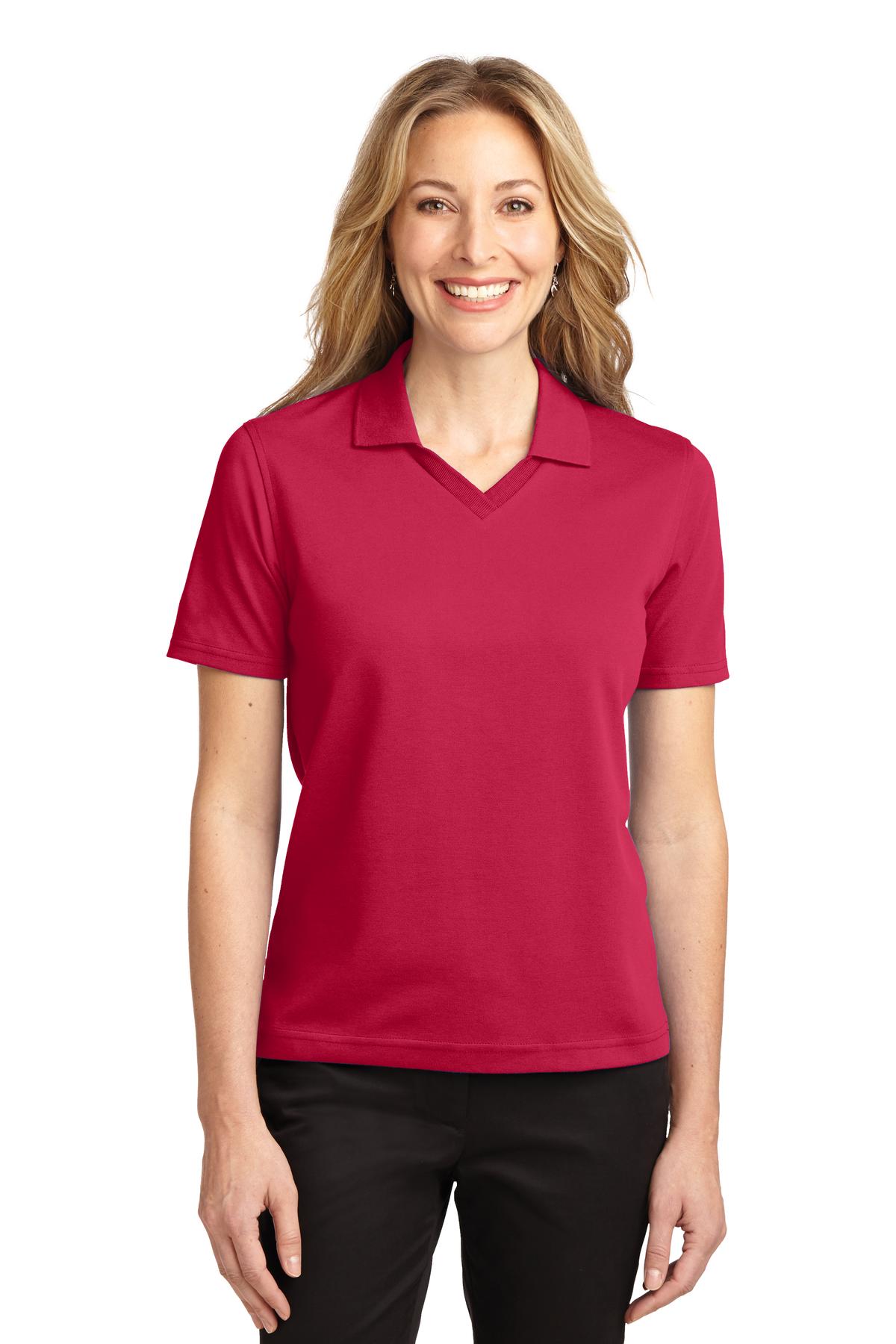 L455 Port Authority Ladies Rapid Dry Polo